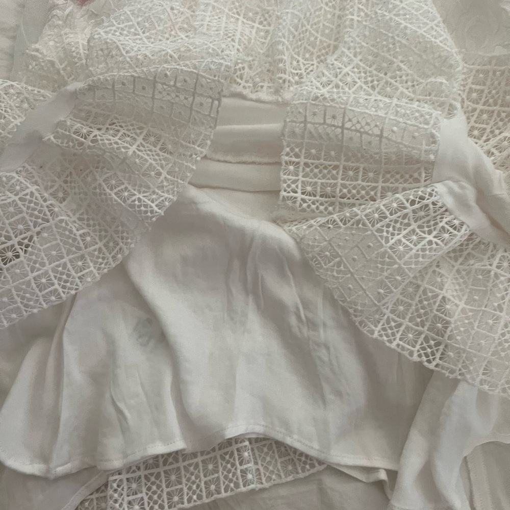 Anthropologie White Mini Dress - Picture 14 of 14